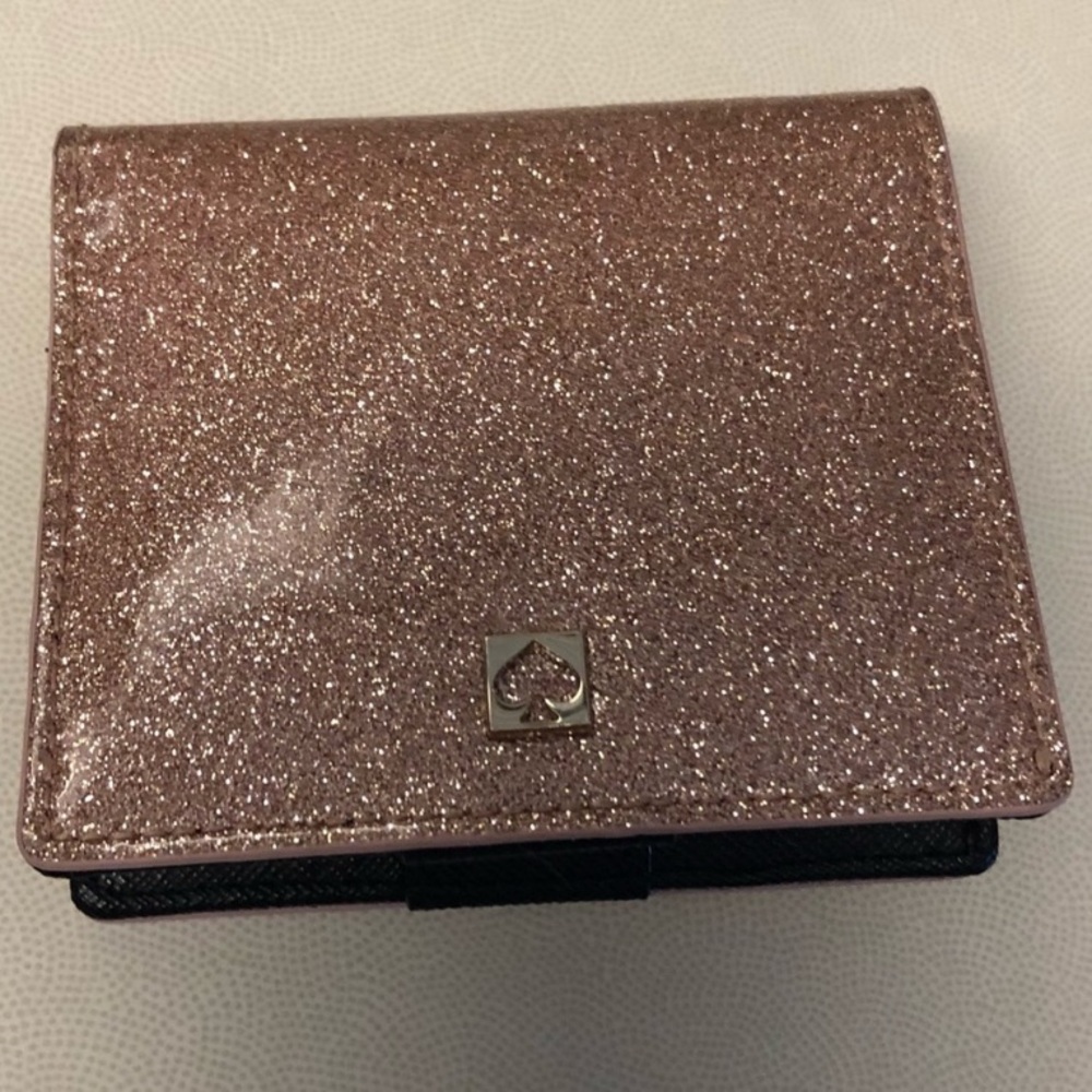 Rose Glitter Wallet